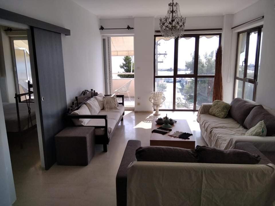Super View Seafront Apartment Nea Michaniona Exteriér fotografie