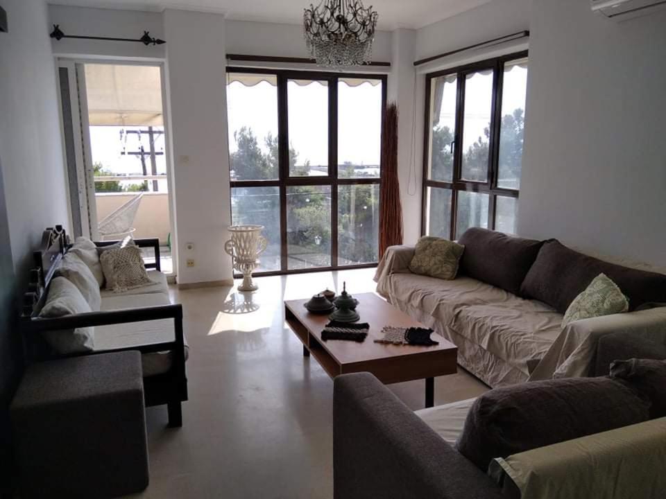 Super View Seafront Apartment Nea Michaniona Exteriér fotografie